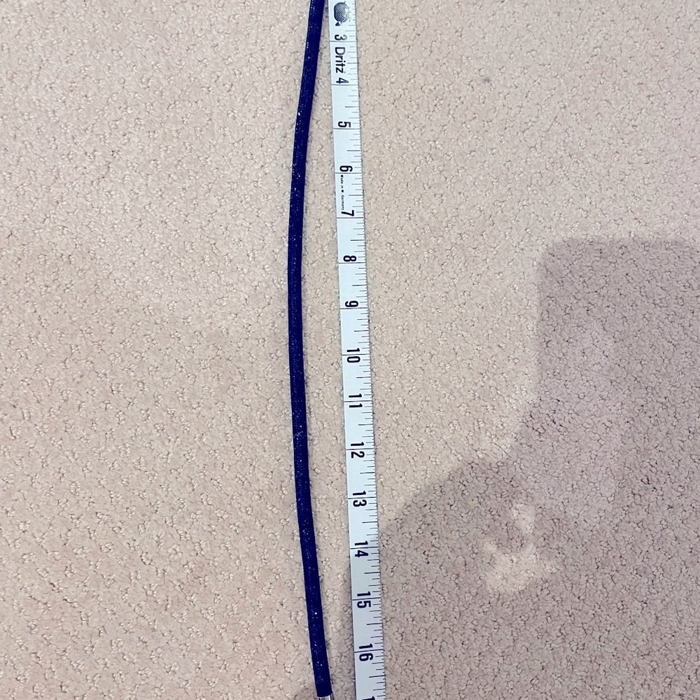 Beautiful Swarovski necklace in rare navy blue